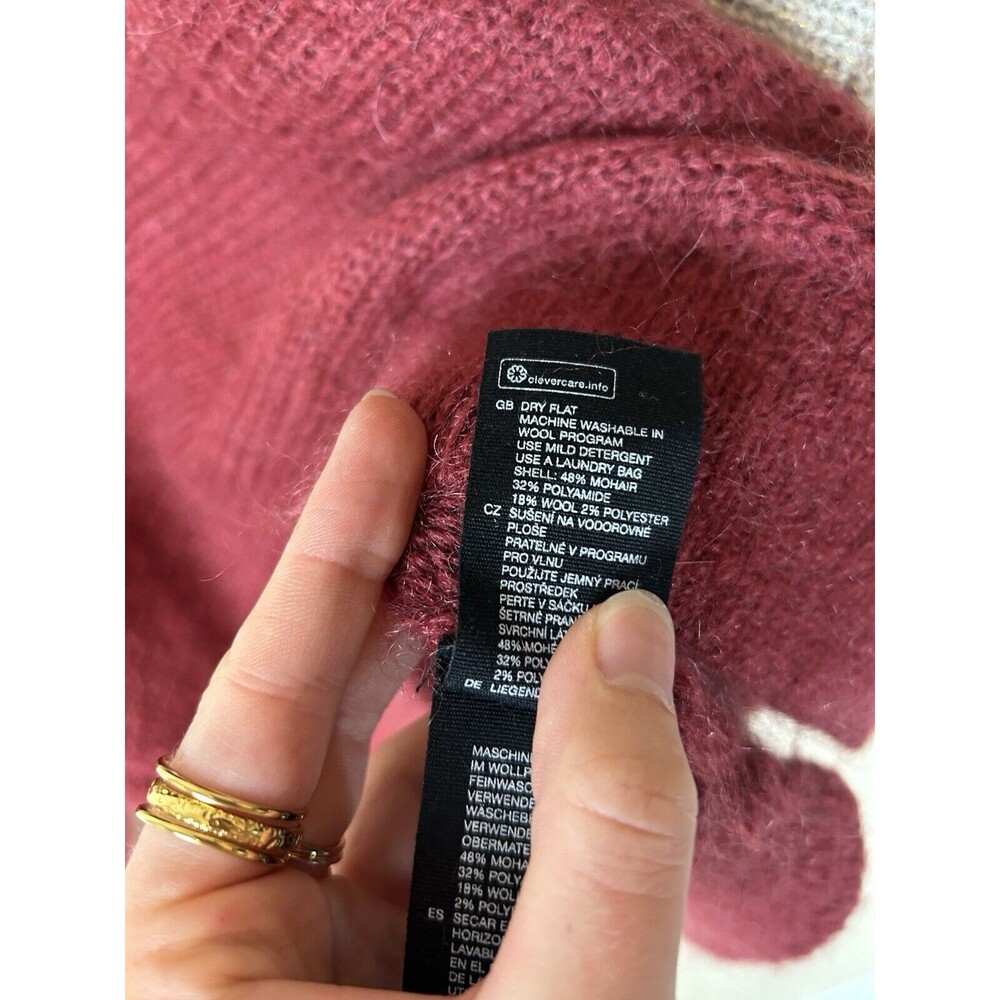 & Other Stories Xs Color Block Oversized Jumper S… - image 3